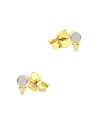 Round Shaped Silver Stud Earring STS-7051